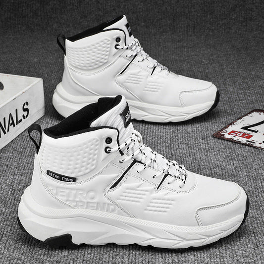 Casual Leather Sneakers for Couples