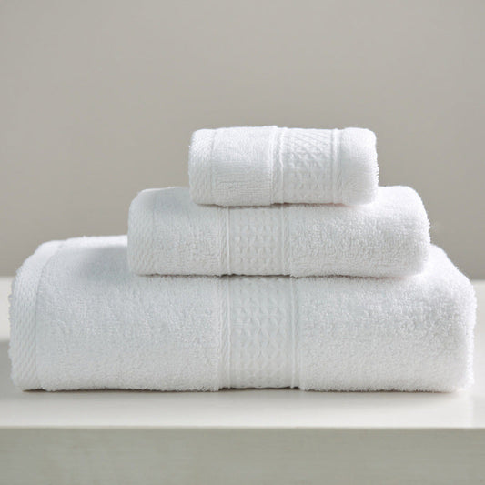 Minimalist Square Cotton Bath Towel Set