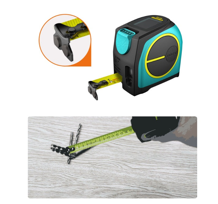 2 In 1 Laser Tape Measure Tool