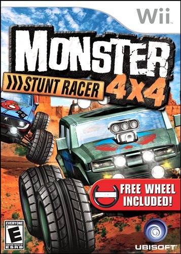 Monster 4x4: Stunt Racer with Racing Wheel (Wii)