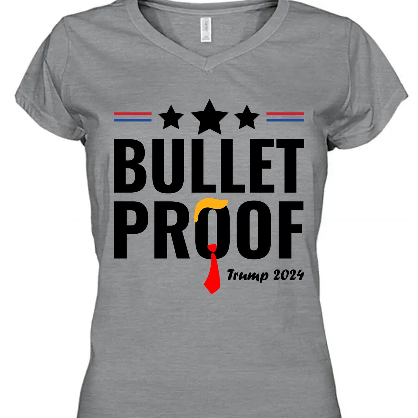 Bullet Proof | Trump Fight 2024 Shirt | Trump Supporters Shirt Bright T1127- GOP
