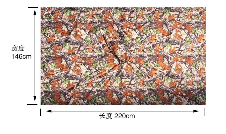 Camouflage Hiking Poncho – Waterproof Outdoor Raincoat