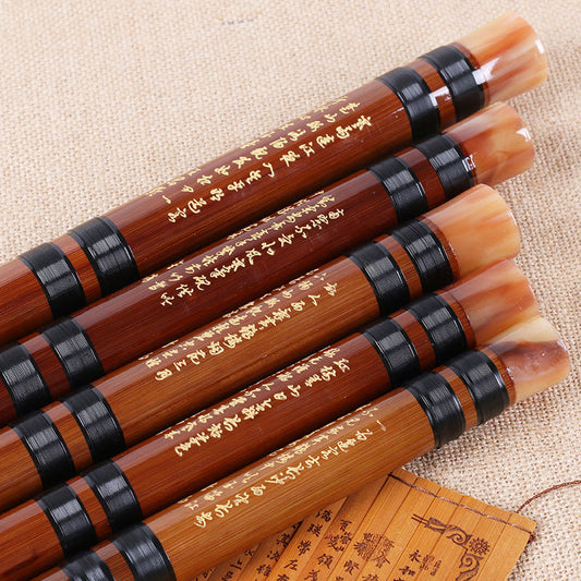 High Quality Bamboo Flute - Professional Chinese Dizi in C/D/E/F/G Key, 5 Colors