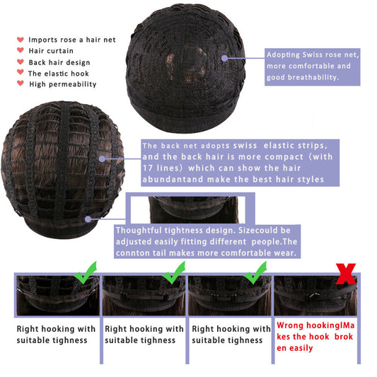 Short European American Women's Curly Hair Wigs