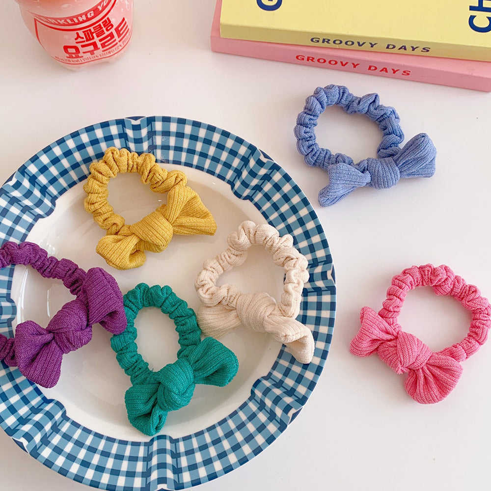 Bow Hair Ring Intestine Rope Hair Accessories