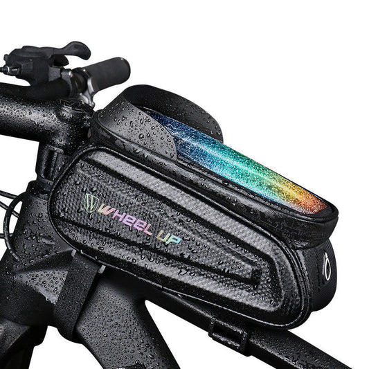 WHEEL UP Hard Shell Bike Frame Bag with Touch Screen