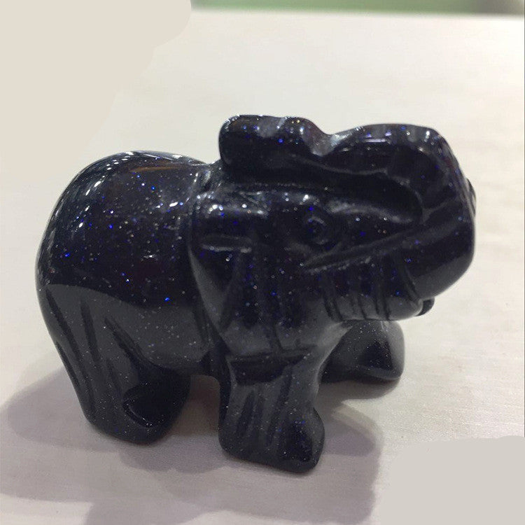 Crystal Elephant Ornament