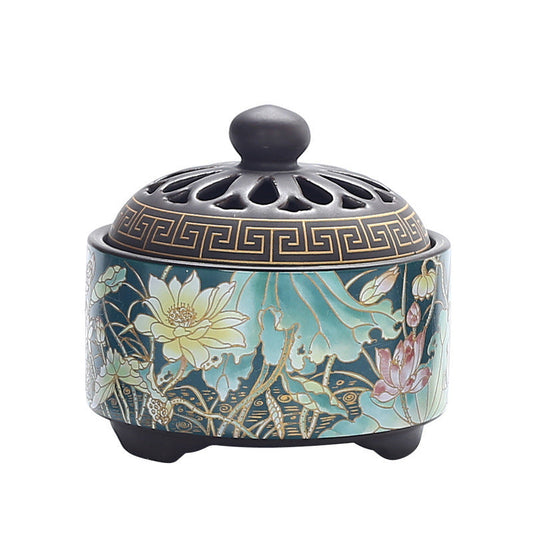 Ceramic Cloisonné Incense Burner, Backward Design