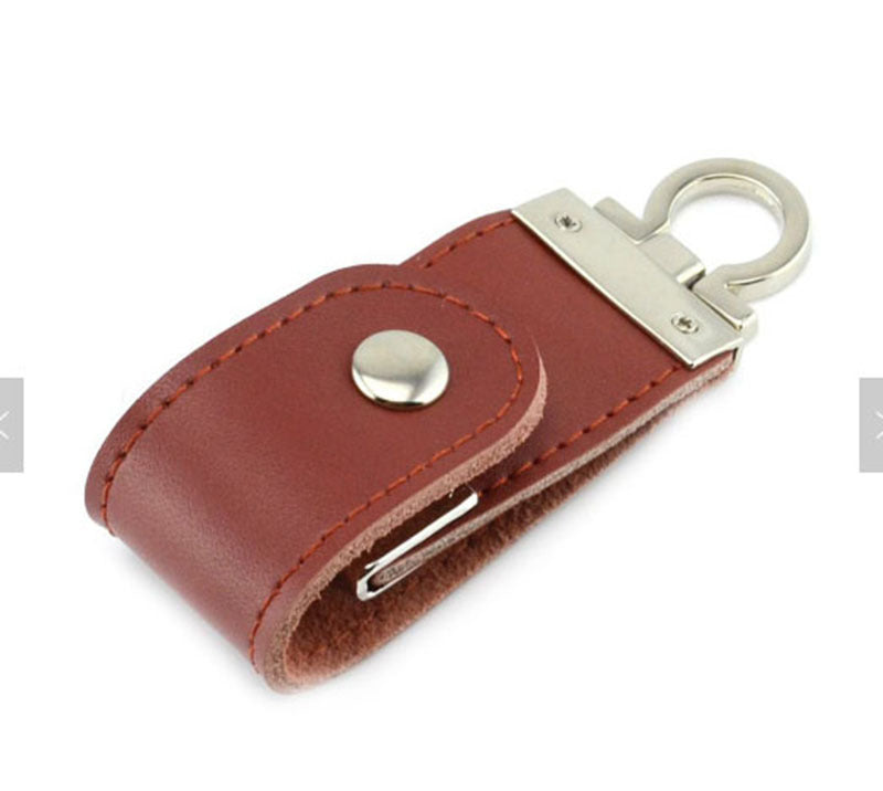 Creative Metallic Leather Usb Flash Drive 4Gb 8Gb 16Gb 32Gb 64Gb 128Gb Memory Media U Disk
