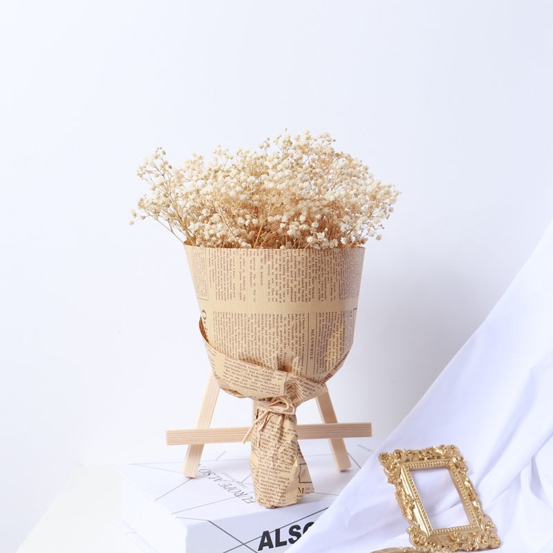 Gypsophila Dried Flower Bouquet, Living Room Decor