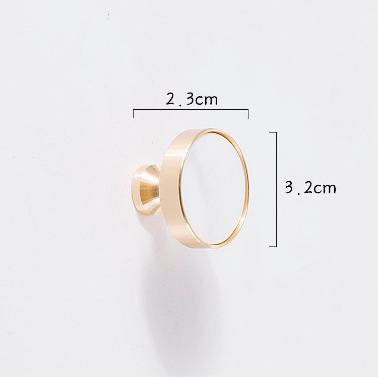 Nordic Marble Crystal Gold Brass Handle Light