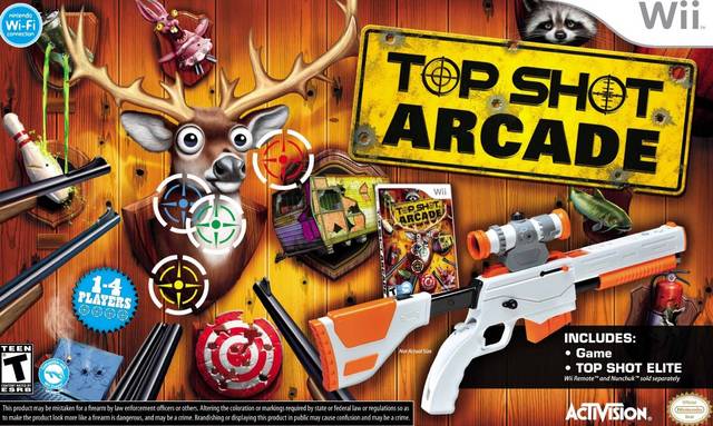 Top Shot Arcade with Top Shot Elite Gun Peripheral (Wii)