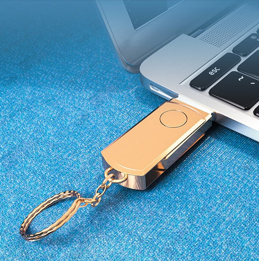 Ultra-Large Capacity Metal USB Flash Drive Compatible with Apple
