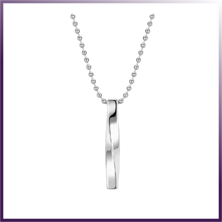 Rhombus Titanium Necklace