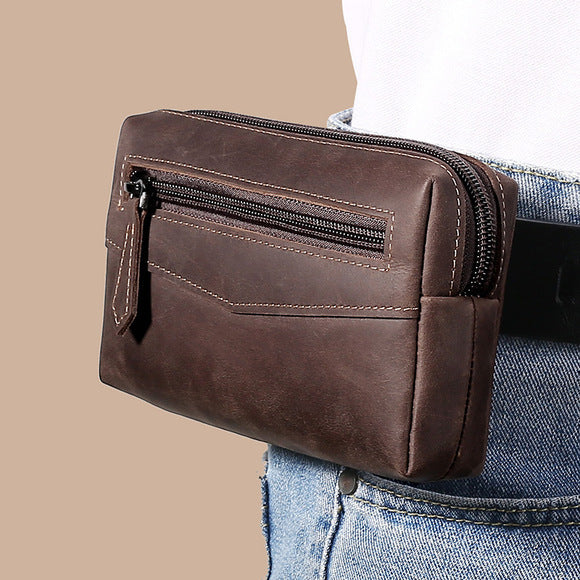 Leather Hand-held Mobile Phone Wallet