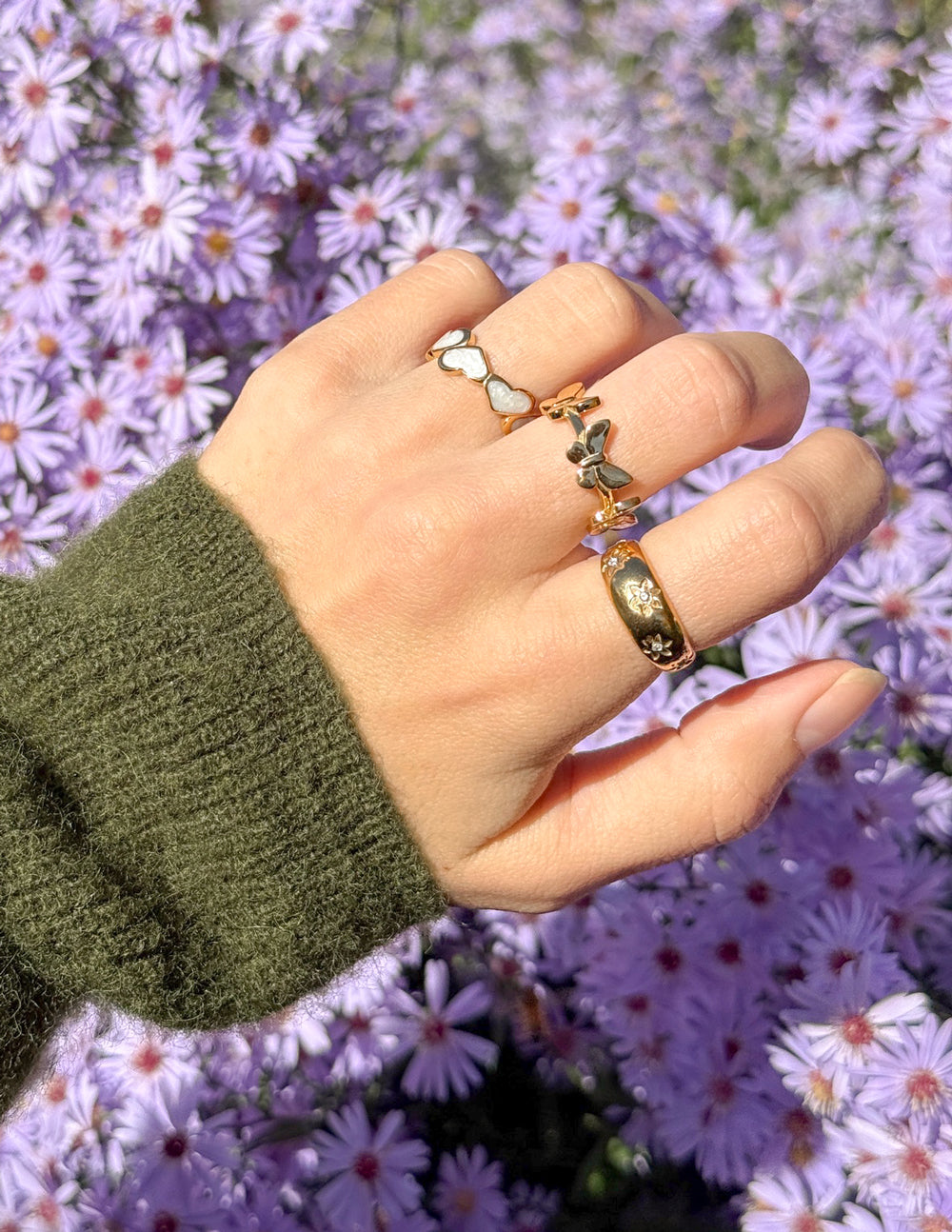 Floral Dome Ring