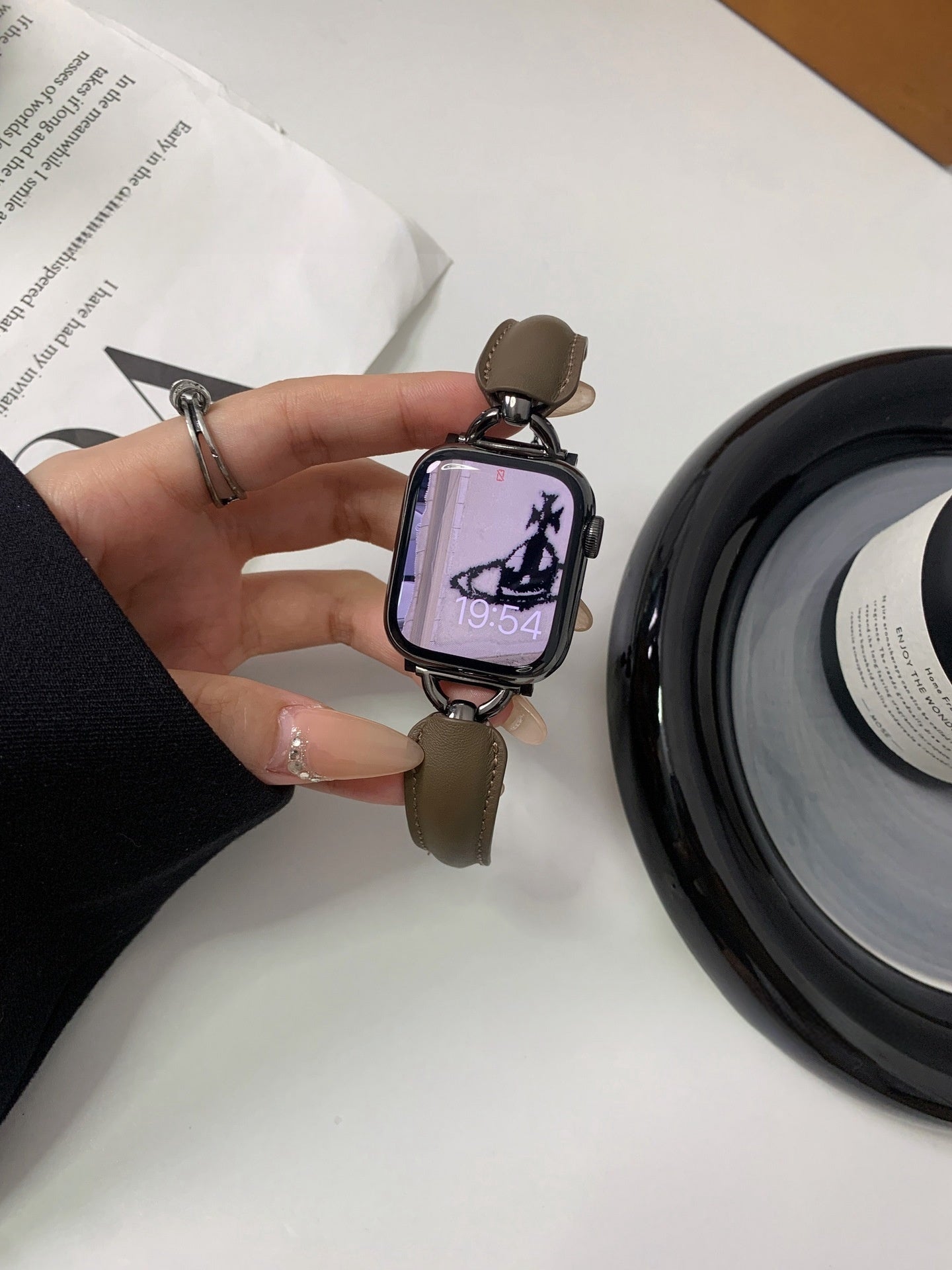 New Leather Bracelet D-shaped Metal Belt For Men And Women