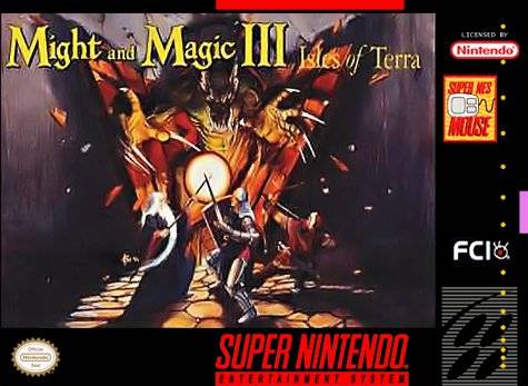 Might and Magic III Isles of Terra (Super Nintendo)