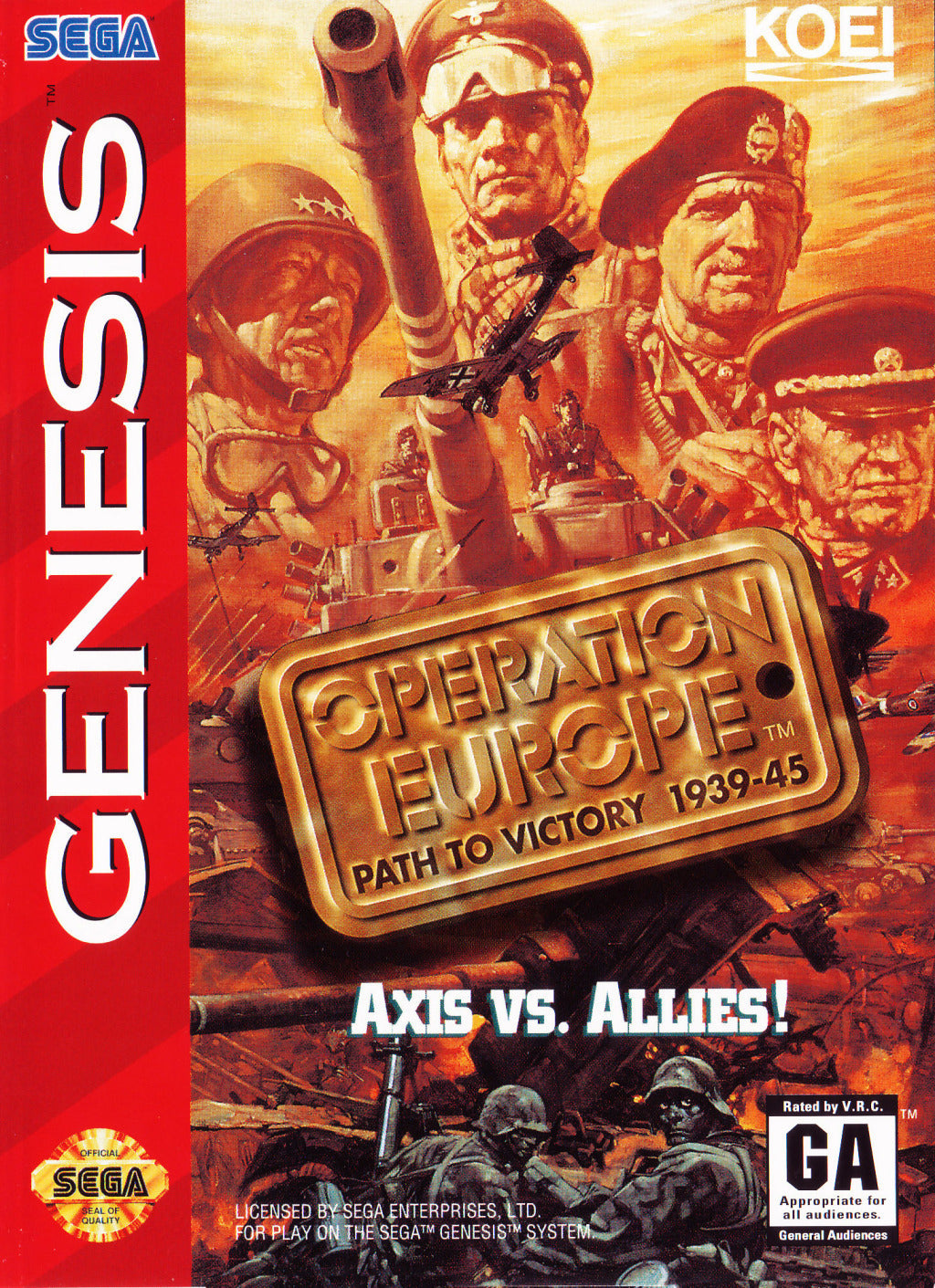 Operation Europe (Sega Genesis)