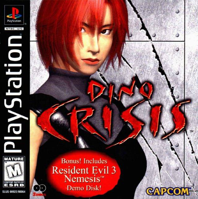 Dino Crisis with Resident Evil 3 Nemesis Demo Disk (Playstation)
