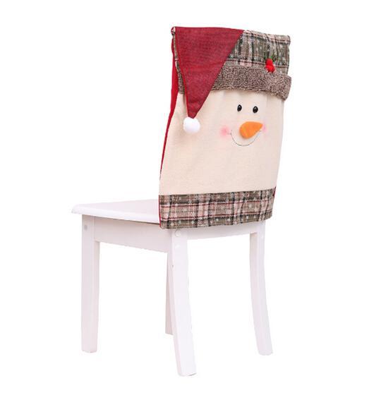 Christmas Chair Set Table Decorations with Hats