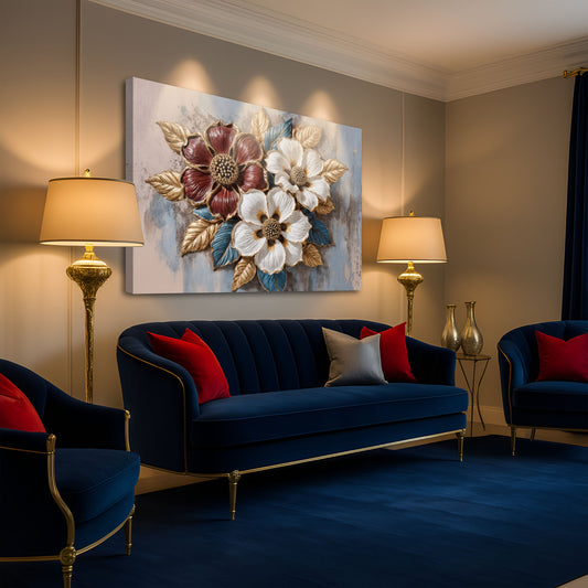 Floral Symphony Wall Art II