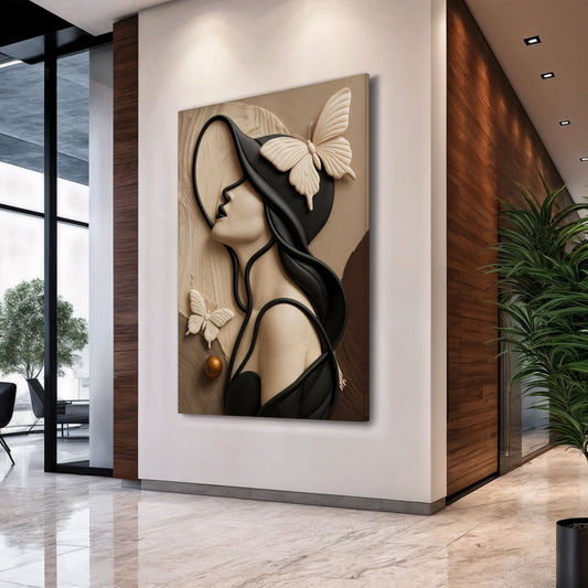 Woman's Delicate Lines Wall Art