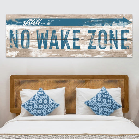 No Wake Zone Sign XIV