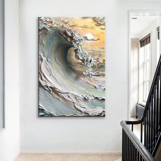 Giant Waves Seascape Wall Art