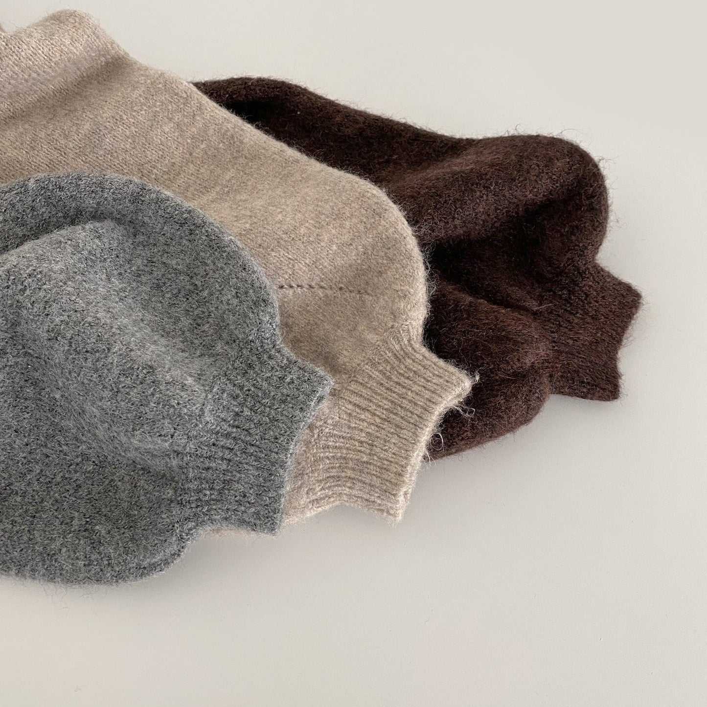 Mid-Length Slit Hem Soft Knit Sweater