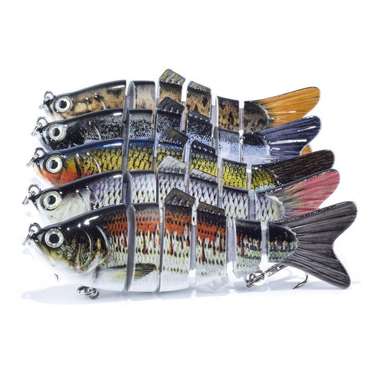 6-Segment Hard Fishing Lure – 10cm, 17g Shallow Water Bait