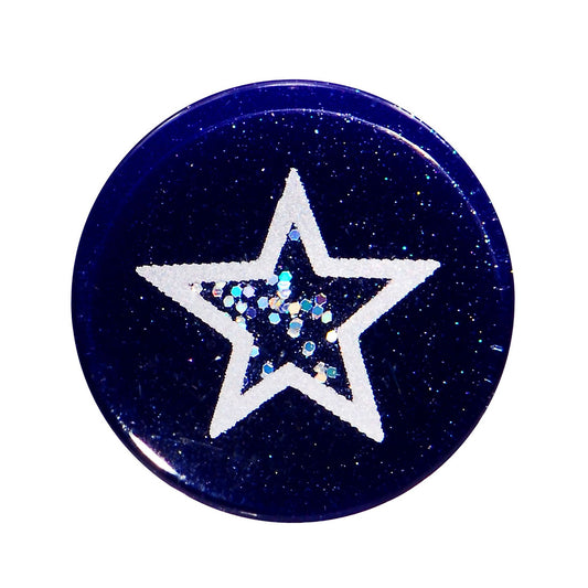 1/2 Midnight Shimmer Star Inlay Saddle Plug