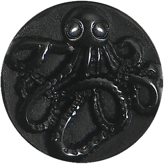 0G Black Acrylic Octopus Plug