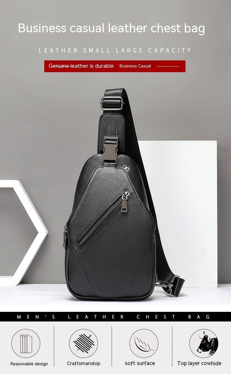 Authentic Leather All-match Crossbody Bag