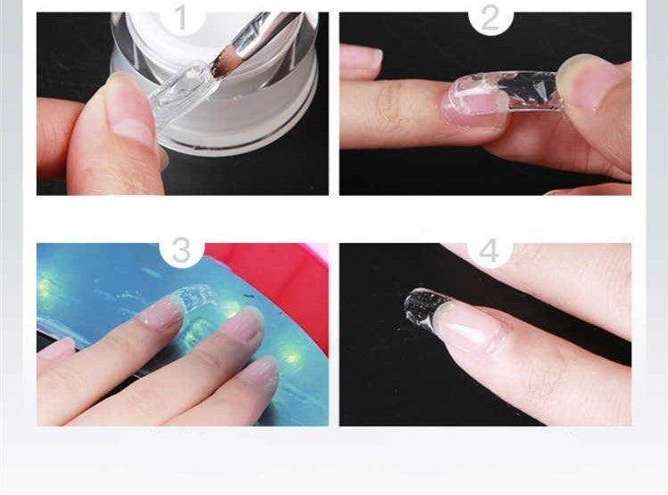 Clear Gel Removable Phototherapy Nail Tablets