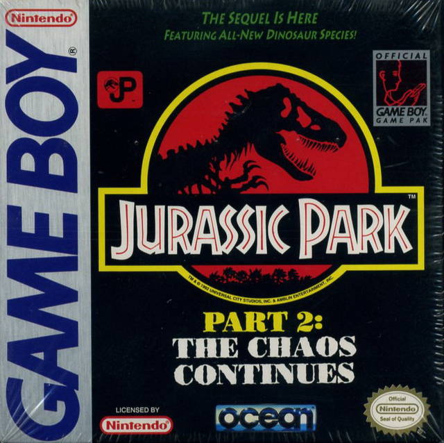 Jurassic Park 2: The Chaos Continues (Gameboy)