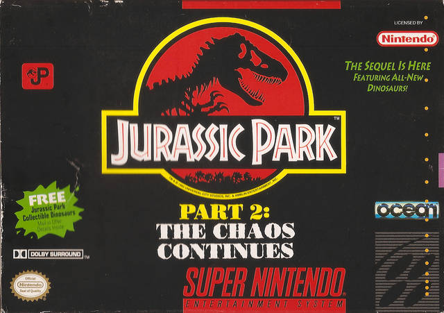 Jurassic Park 2 The Chaos Continues (Super Nintendo)
