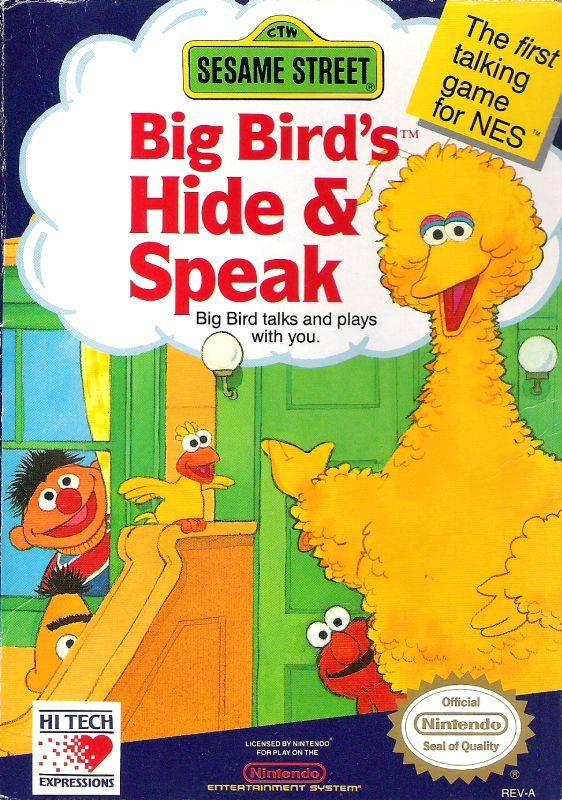 Sesame Street Big Bird's Hide and Speak (Nintendo NES)