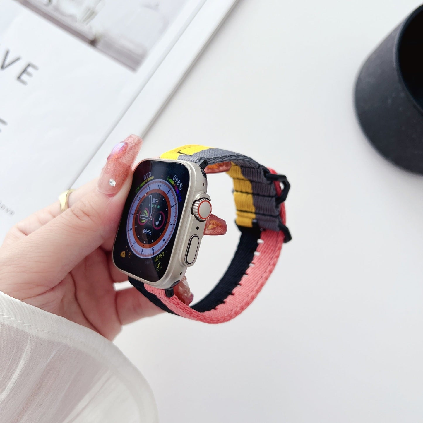 Suitable For Single Circle Nylon Color Matching Buckle Strap