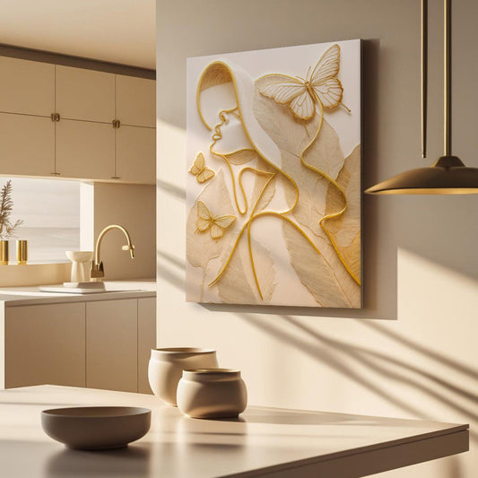 Minimalist Woman Line Wall Art