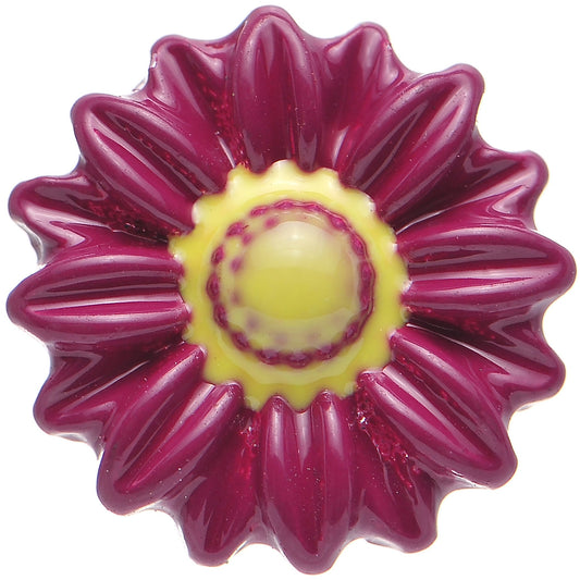 Dark Pink Cheerful Gerbera Daisy Flower Tragus Cartilage Earring