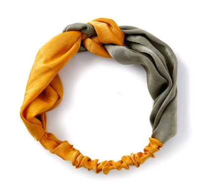 Chinese Knot Wide-Brimmed Satin Headband