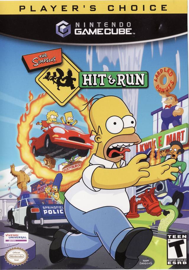 The Simpsons Hit & Run (Player's Choice) (Gamecube)