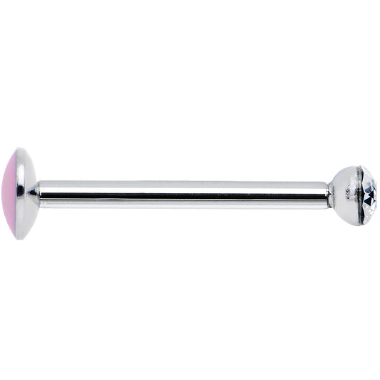 20G 5/16 Handmade Labret Created with Crystals 1.75mm