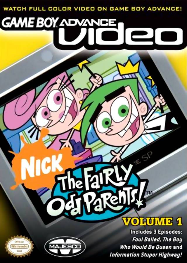 Gameboy Advance Video: The Fairly Odd Parents Vol1 (Gameboy Advance)