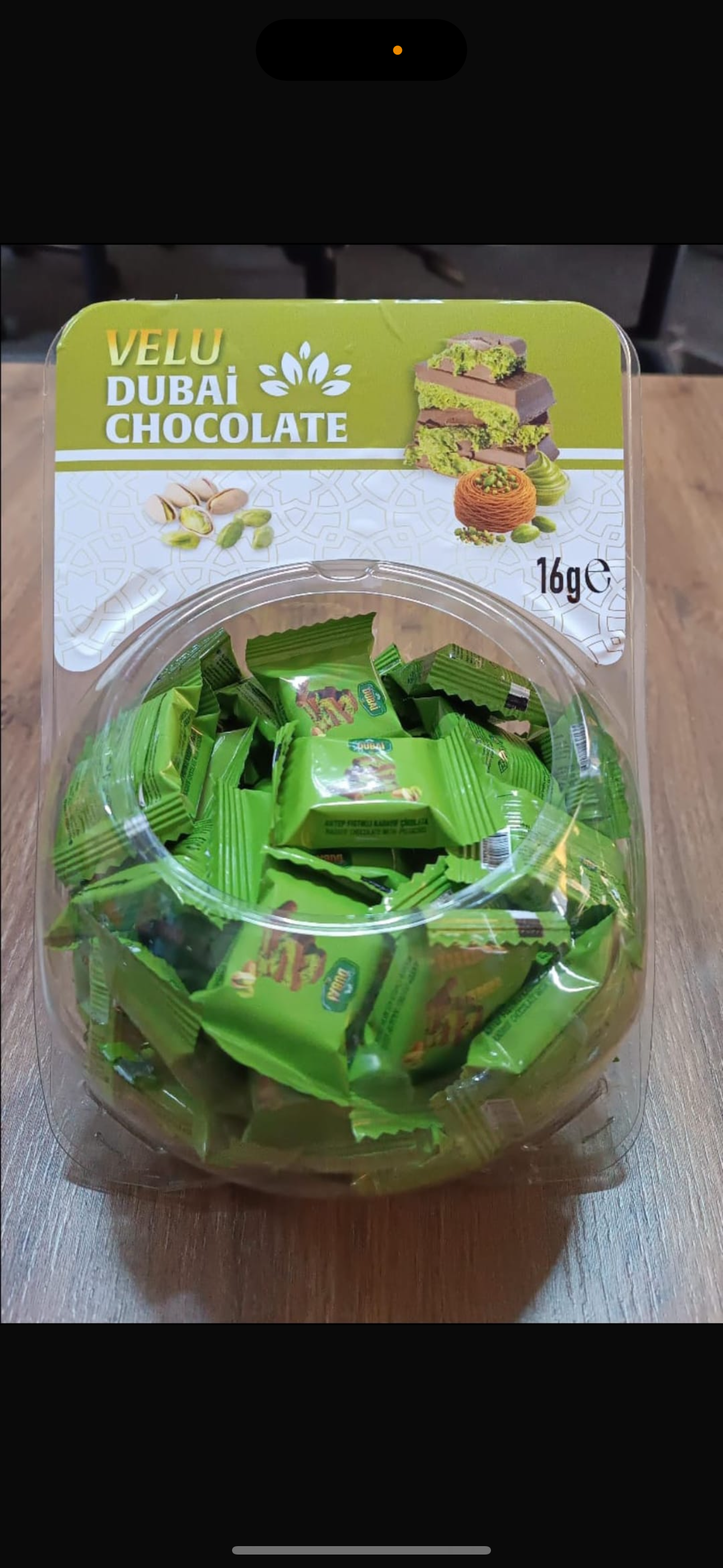 75pcs x 6 Mini Dubai Chocolate