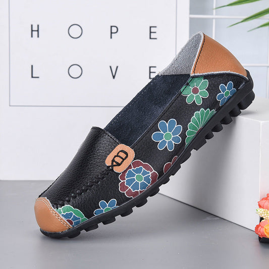 Women's Printed Flaty Lazy Shoes