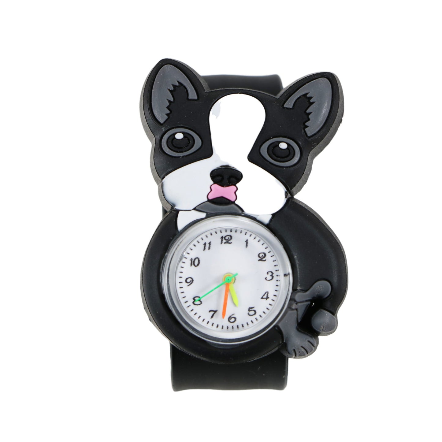 Cartoon Animal Silicone Snap Watch