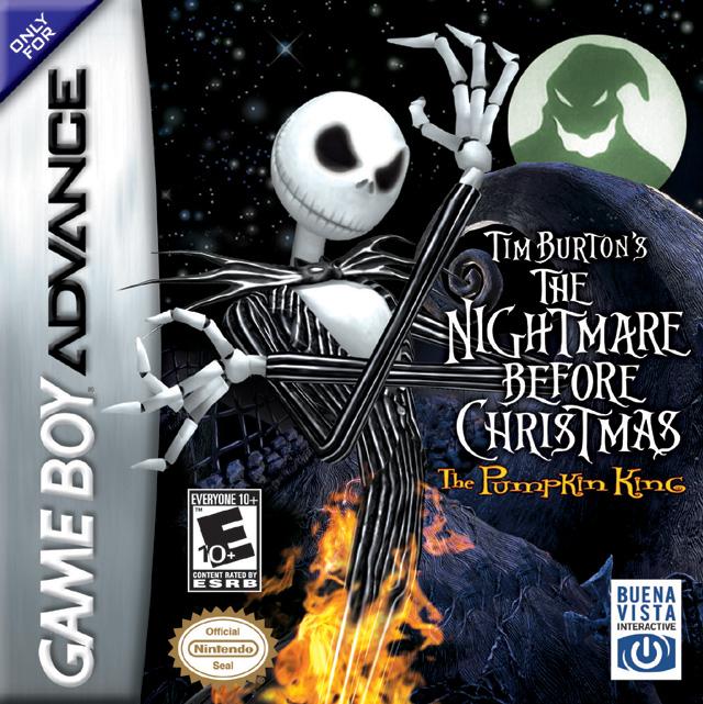 The Nightmare Before Christmas The Pumpkin King (Gameboy Advance)