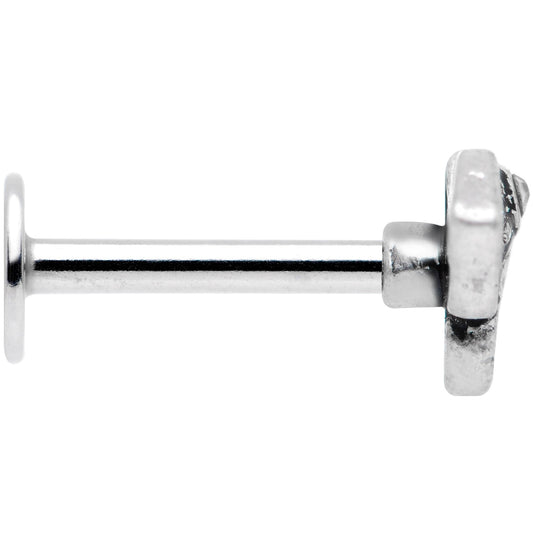 16G 5/16 Clear Gem Regal Elephant Labret Monroe Tragus